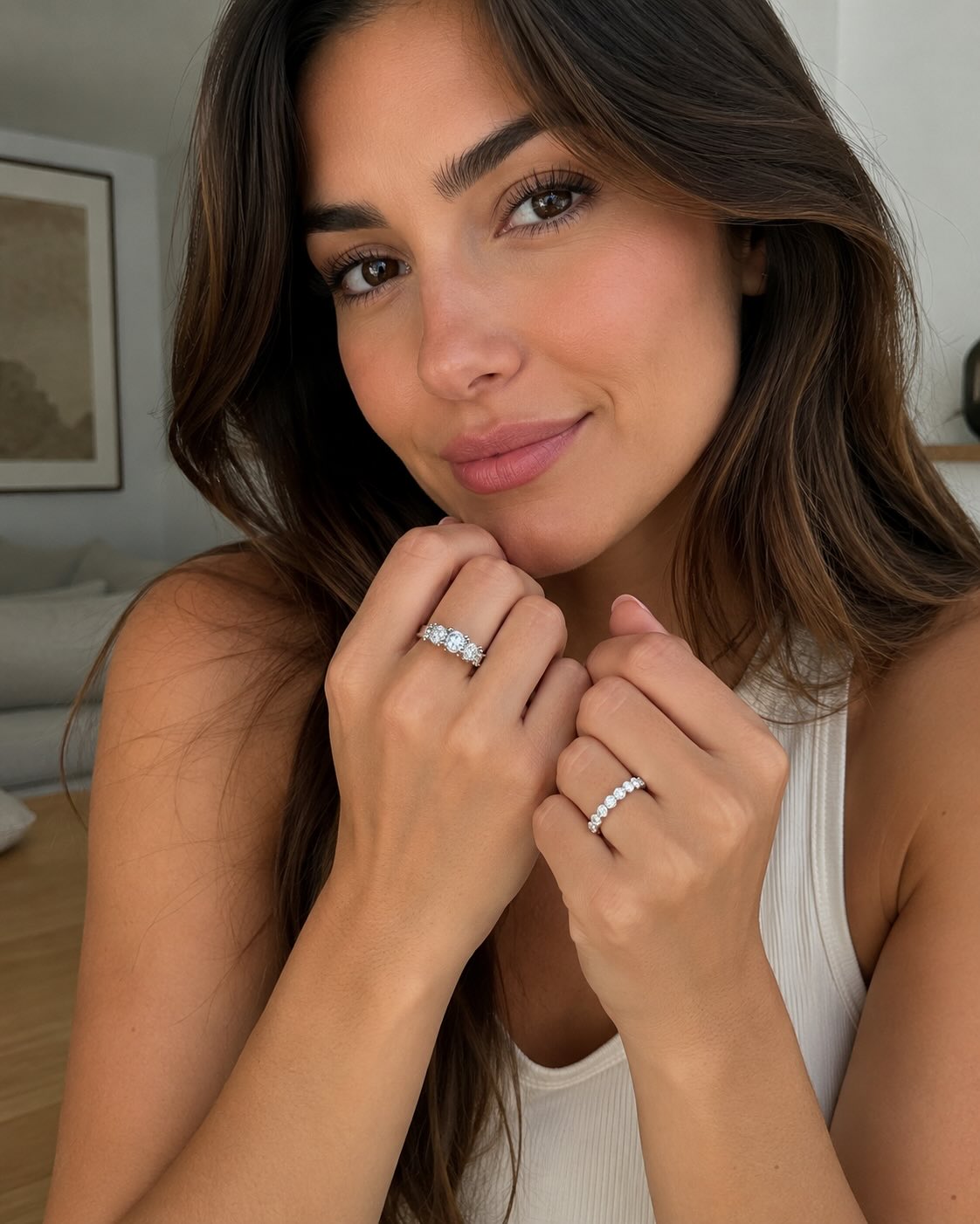Moissanite-Anel