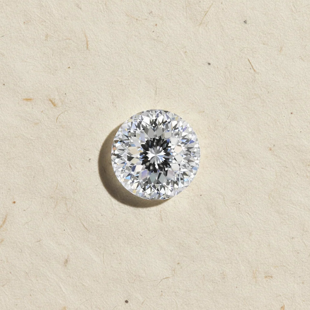 Anel Mirella em Prata 925 com Moissanite Incolor 2ct – Lapidação Portuguesa.